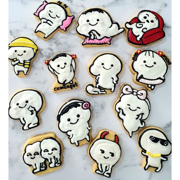 

Character cookies-kukis hias custom manual