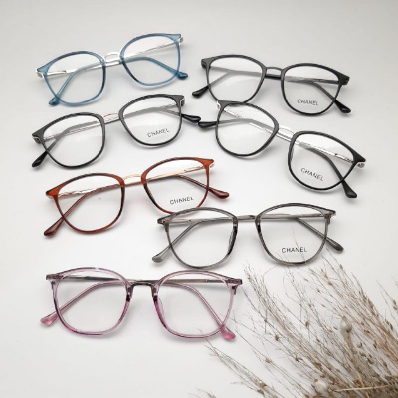 New Frame Kacamata Fashion 1867 Paket Lensa photocromic+Antiradiasi