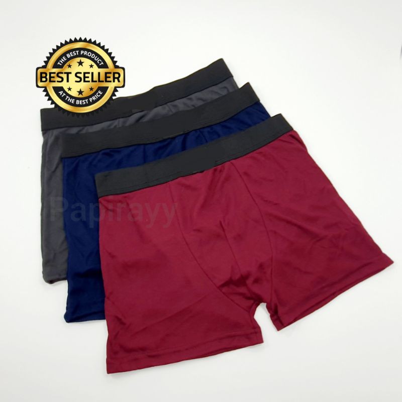 Boxer Murah / Lucu / Grosir / Warna Random / Celana Dalam Pria Dewasa / kekinian murah Atletik