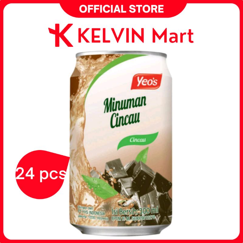 

Minuman Yeo's Cincau (Grass Jelly) 300ml x 24 pcs | KELVIN Mart