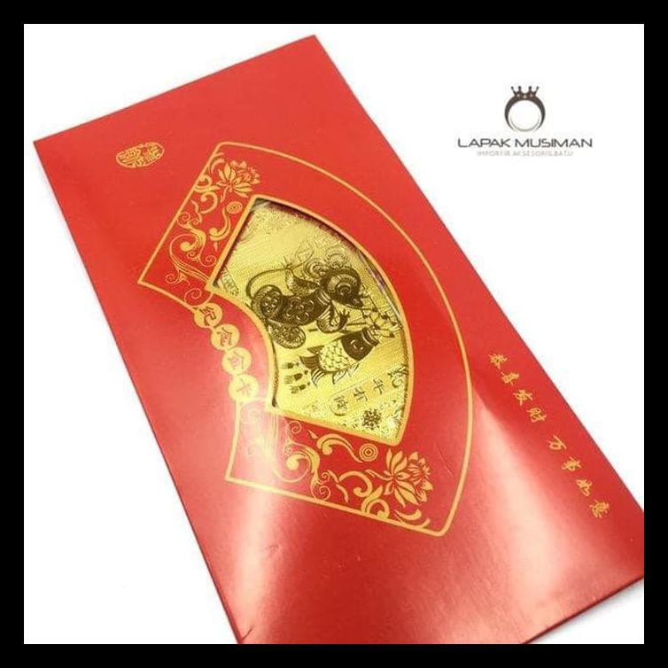 

ANGPAO LOGAM MULIA 24K ANGPAO ISI EMAS 999 IMLEK TAHUN 2020 BERSERTIFI TERMURAH