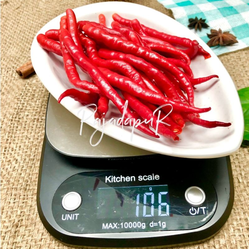 

Cabe Merah Keriting Petik Tanpa Tangkai 100gr