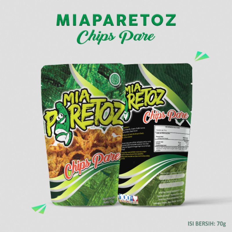 

MIAPARETOZ Keripik Pare Rasa Original 70g