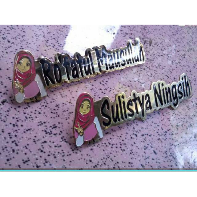 

name tag / pin nama dada