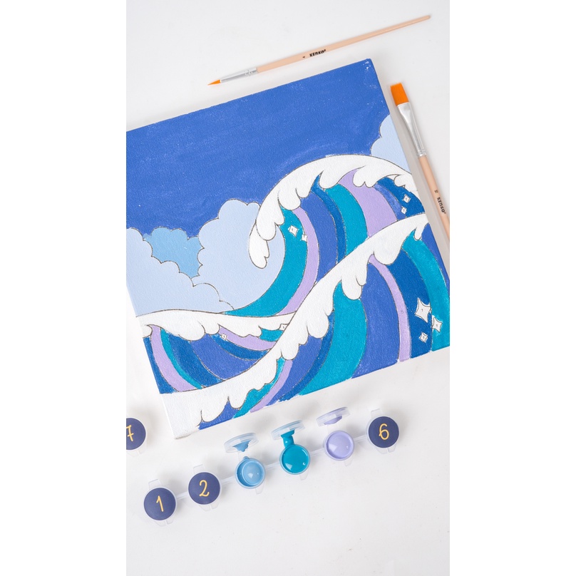 

Paint by Number - Blue Ocean (20x20)