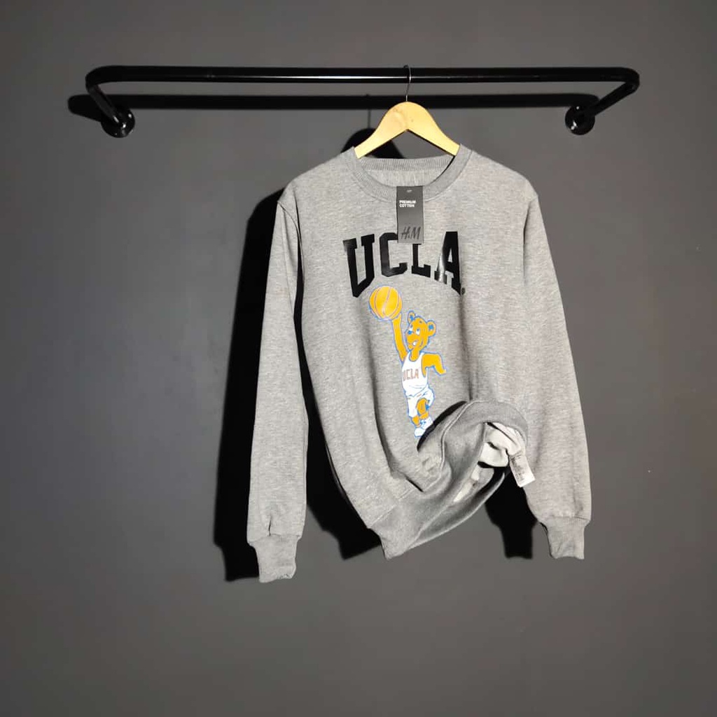 switer pria dewasa terbaru 2021 keren distro ucla bear basket ball sweater /jaket pria /jaket wanita