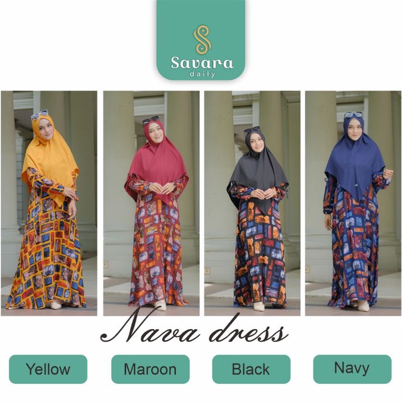 Nava Dress by Savara / Daily Dress / Gamis Murah