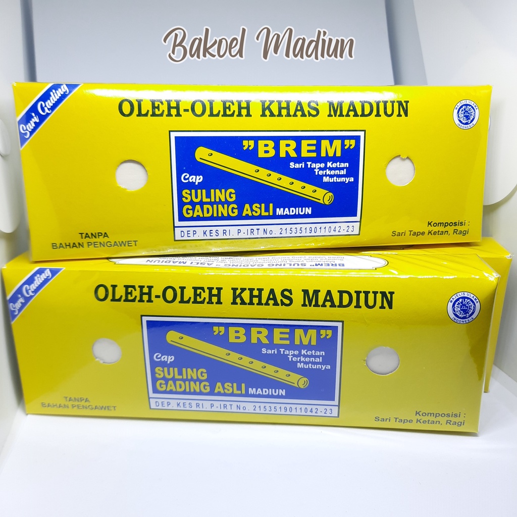 

BREM MADIUN ORIGINAL CAP SULING GADING ISI 3 PCS