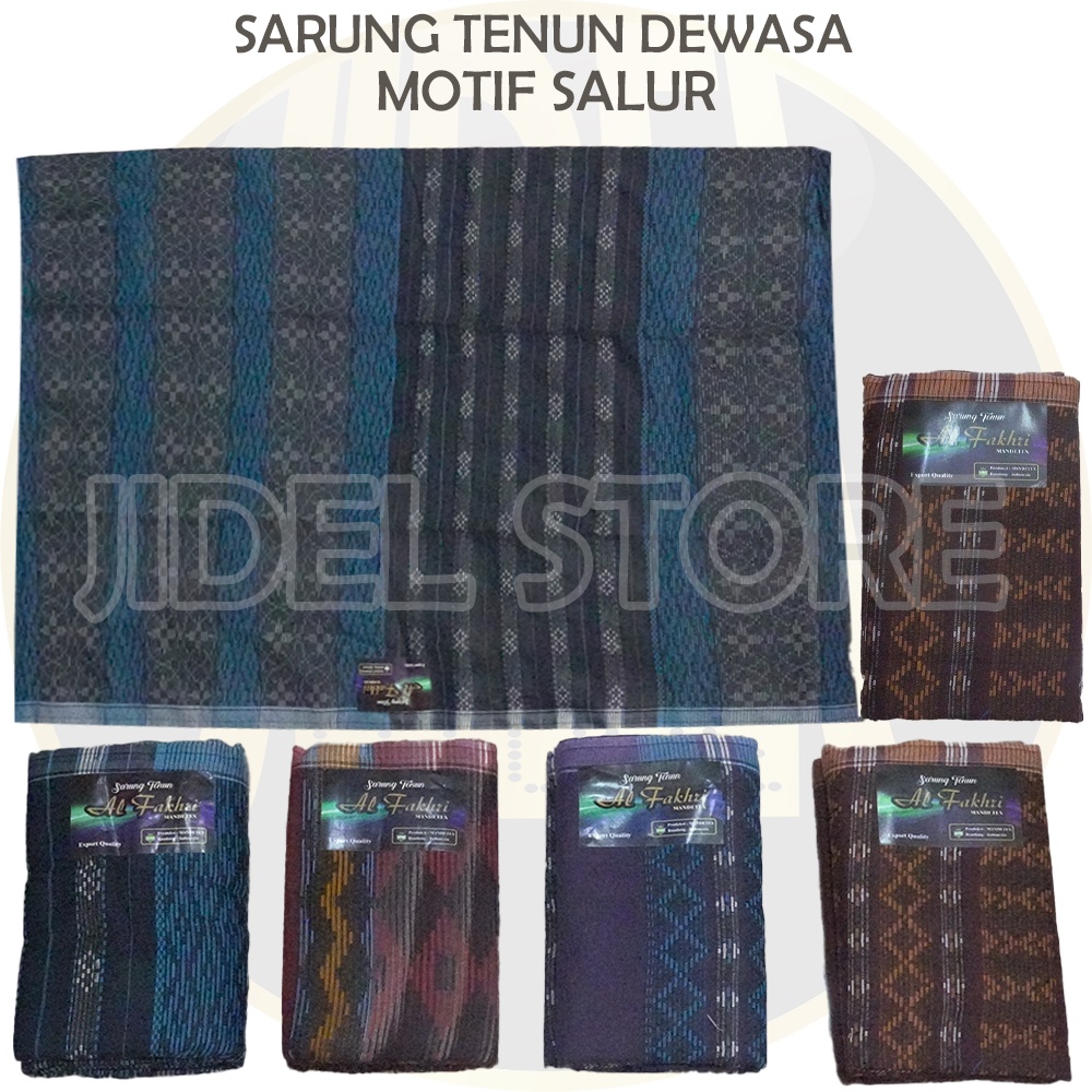 Sarung Tenun Dewasa, Kain Sarung Pria Premium Motif Salur Murah Berkualitas, Sarung Laki Laki Hitam Polos / PEKALONGAN / PALIKAT PELIKAT / SARUNG BATIK MOTIF PRINTING