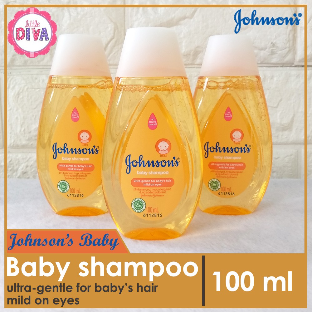 100ml - Johnson's BABY SHAMPOO Mild On Eyes 100ml ens johnsons johnson shampo jonson jansen