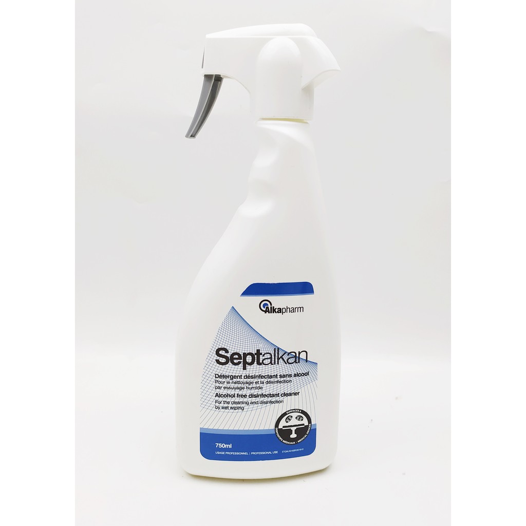 Septalkan DIsinfektan Spray 750mL Free Alcohol Izin Kemenkes