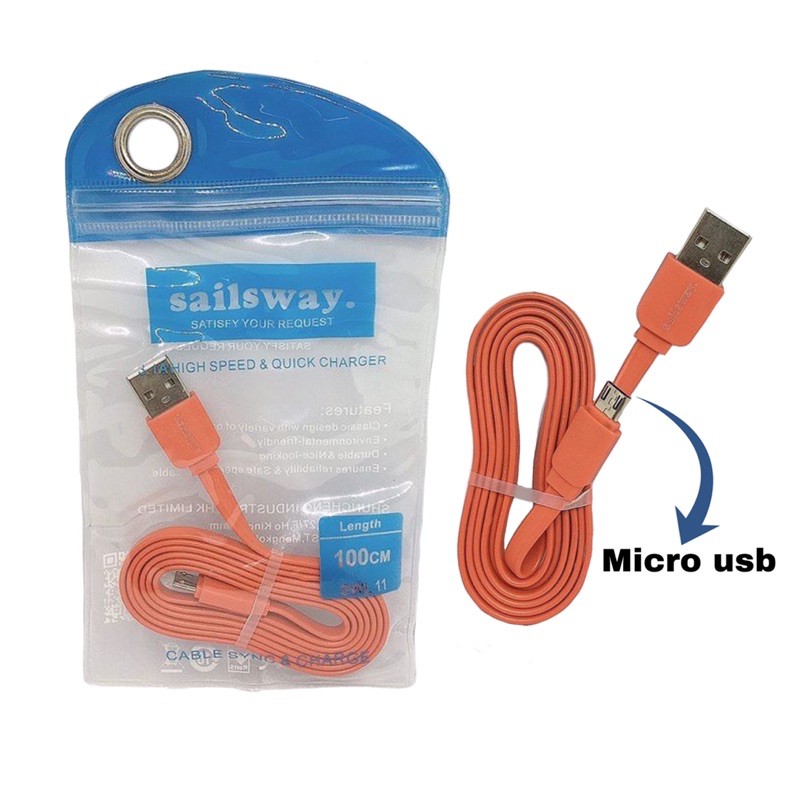 KABEL DATA SAILSWAY SWL-11 100cm MICRO USB