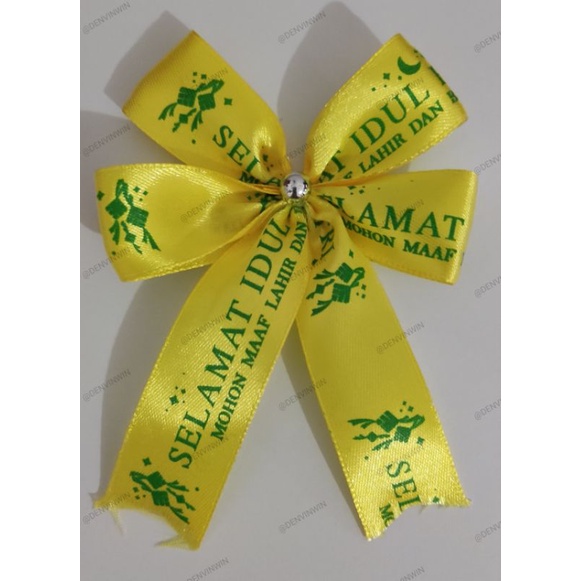 

Pita Hias Idul Fitri Satin Kuning
