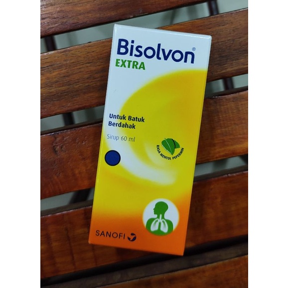 Bisolvon Extra Syrup 60 ML / Meredakan Batuk Berdahak / Mengencerkan Dahak