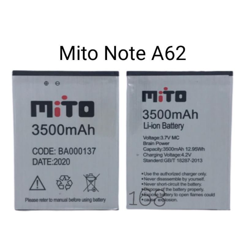 Baterai Batre Hp Mito Note A62 Batere Mito BA000137