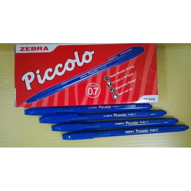 

Termurah Ballpoint Zebra Piccolo 0,7 Biru (Pack 12 Pcs) Offic