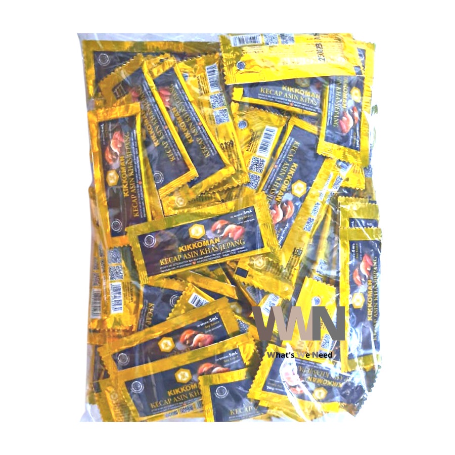 

Kikkoman All Purpose Soy Sauce 5ml (100 pcs)- Kecap Asin Khas Jepang