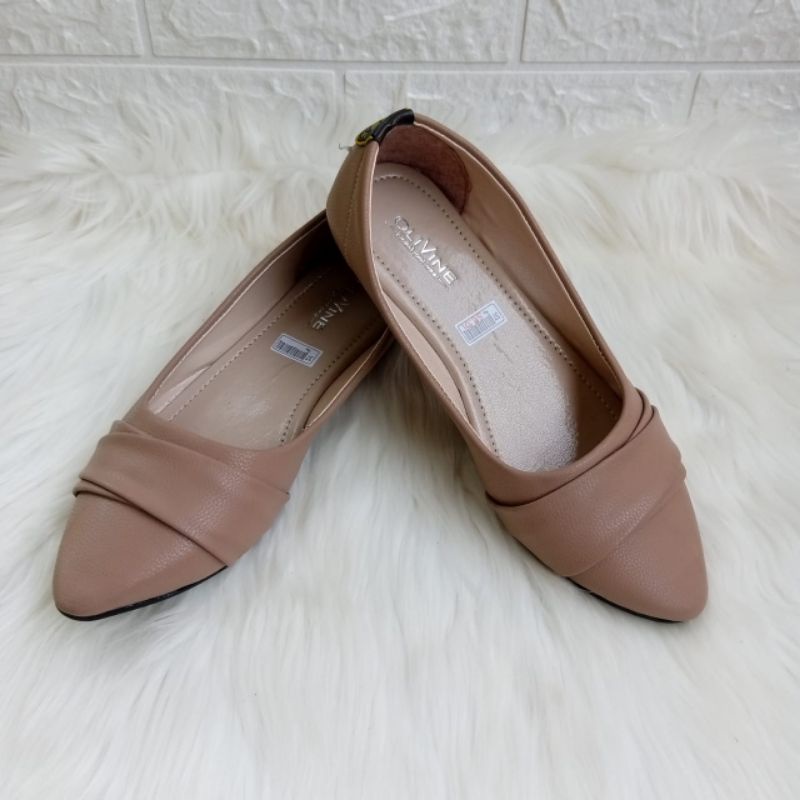 SEPATU BALET KERJA SIMPLE KEKINIAN FLATSHOES TERBARU VIRAL