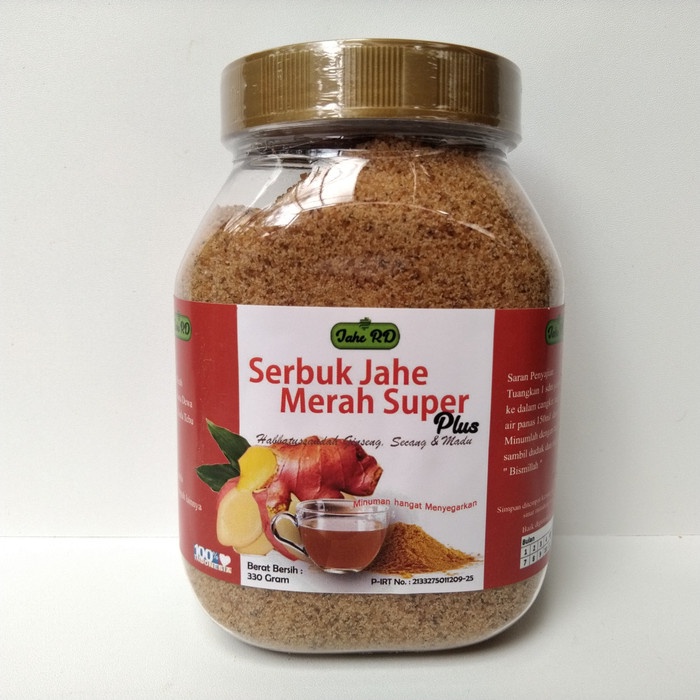 

tradisional-minuman- serbuk jahe merah super plus 330 gram -minuman-tradisional.