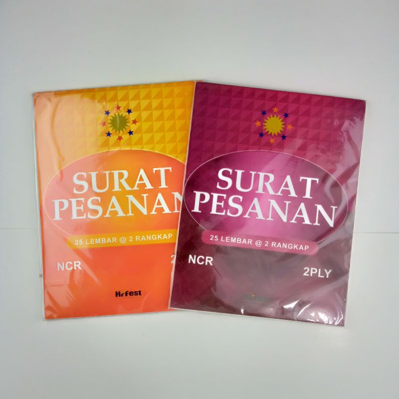 

Buku Surat Pesanan 2 Rangkap Hi-fest 25 Lembar