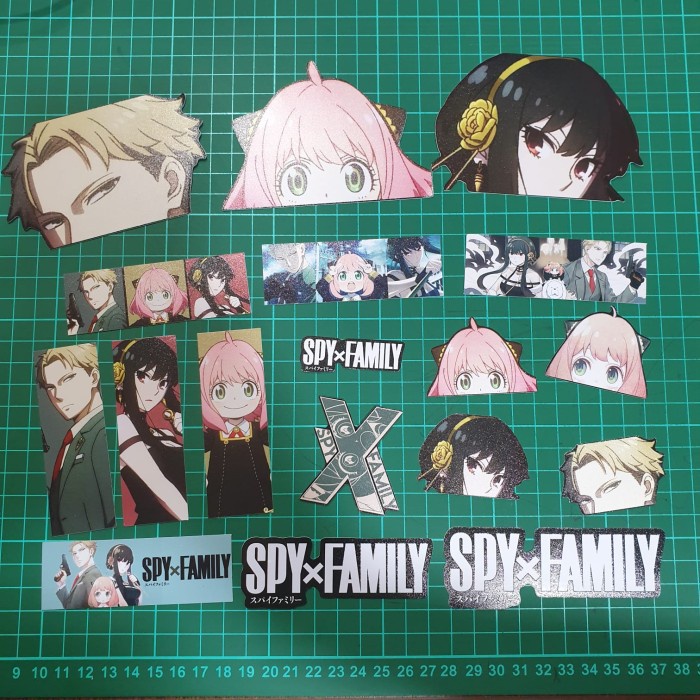 

Sticker Anime - PS0001 - Spy x Family - Set18pcs