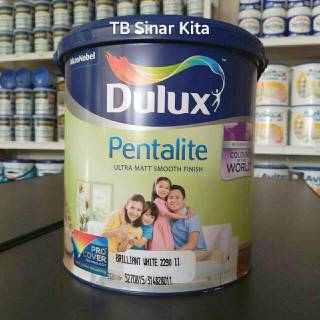 Cat Dulux PENTALITE Brilliant White 2 5L KHUSUS GOJEK Cat Dulux PENTALITE Brilliant White 2 5L KHUSUS GOJEK