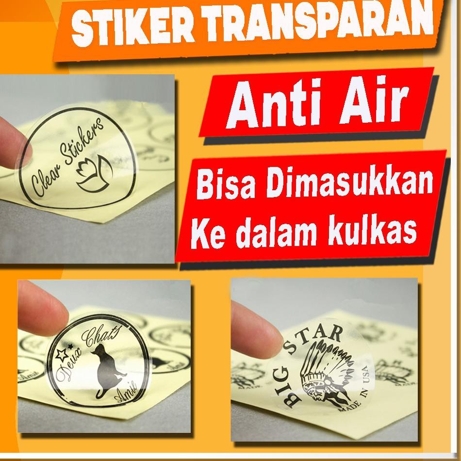 

PROMO 3.3 Cetak Stiker Label Transparan A3+ Anti Air