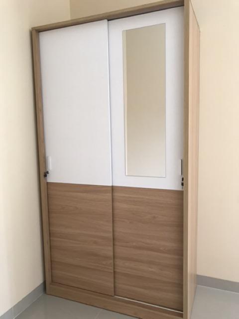 Dekoruma Sano Lemari  Pakaian  2 Pintu Sliding  Door  