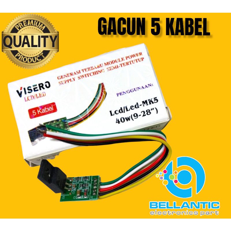GACUN 5 KABEL MERK VISERO BARANG KUALITAS BAGUS