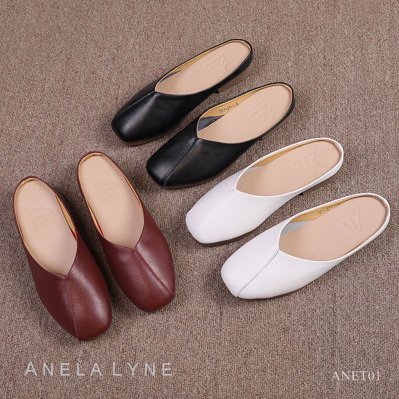 ANELA LYNE Sepatu Flat Mules Shoes DEJANE ANET01 ORIGINAL