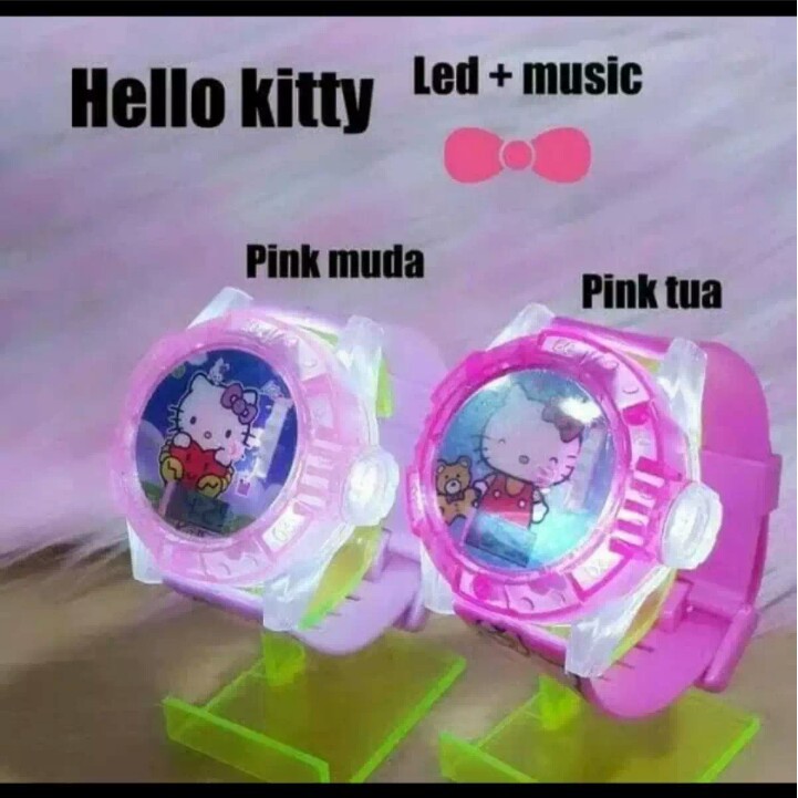 Jam Tangan Anak Jam Anak Lampu Dan Musik Karakter Hello Kitty Murah