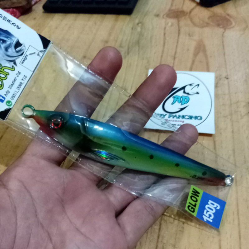 Metal Jig Rosemary BJK 150g GID 3D