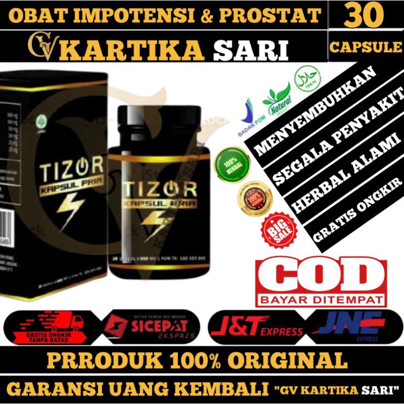 Tizor Obat Asli Impotensi Dan Prostat Aman Bpom di jamin Original Dan Berkualitas