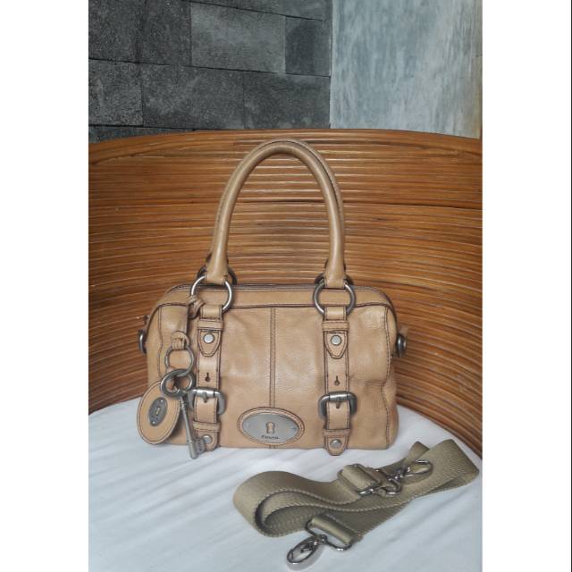 tas fossil maddox satchel preloved