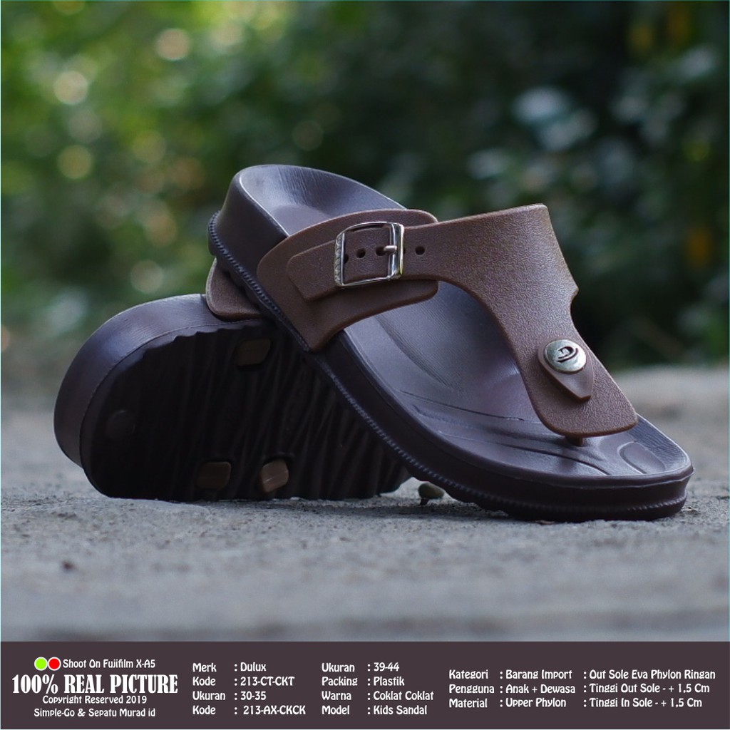 SANDAL JEPIT PRIA DEWASA KASUAL DULUX 213 SIZE 39-44