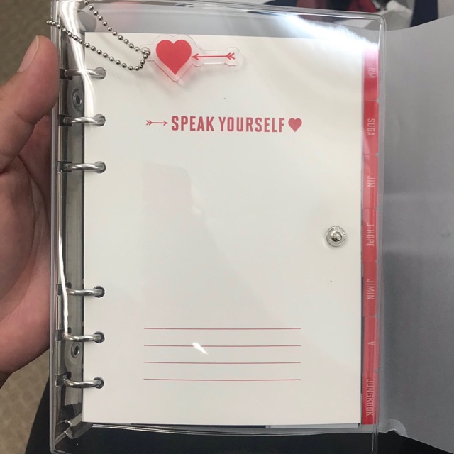 Ring Notebook BTS Speak Yourself Japan Merchandise Official