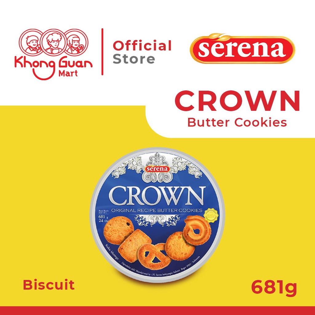 

SERENA Crown Butter Cookies Tin 681 Gram