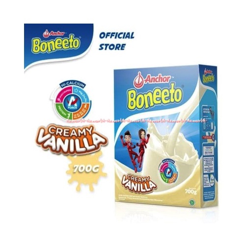 Boneeto Anchor 700gr Susu Boneto Vanila Bubuk Creamy Vanilla Yummy Choco Boneto Coklat Chocolate Ancor