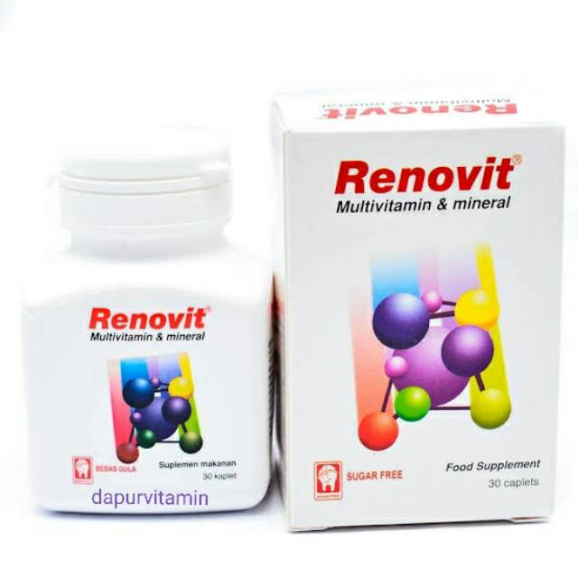 Renovit Isi 30 Kaplet Multivitamin Dan Mineral