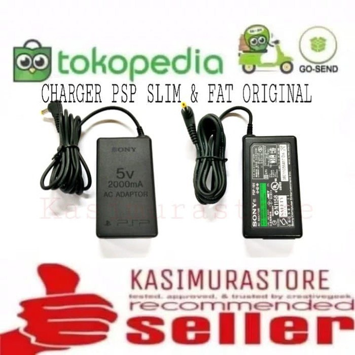 CHARGER PSP SLIM / FAT ORIGINAL PSP 1000 / 2000 / 3000 Termurah