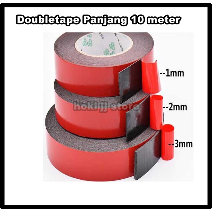 

Hemat Tape Lakban Double Tape Dobeltape Foam Serba Guna Panjang 10M Trendi
