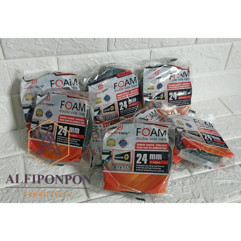 

Double Tape Foam NACHI busa 24mm Foam Double Side Tape murah