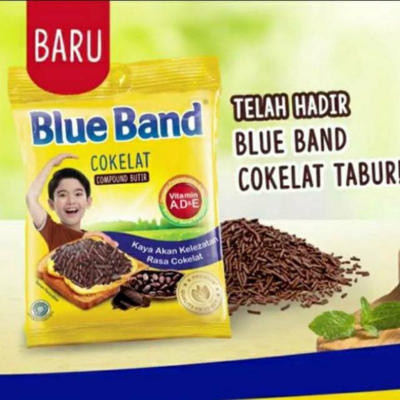 Blue band coklat/compound butir/meses 90