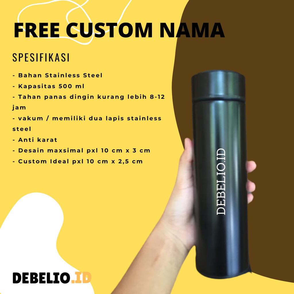 CUSTOM TUMBLER TERMOS SAKURA | TUMBLER GRAFIR NAMA  | TUMBLER CUSTOM NAMA  | TUMBLER YAMAZAKURA