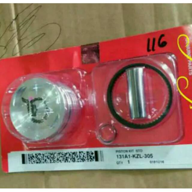 PISTON KIT HONDA BEAT FI - SPACY ASLI AHM std 50 100-1