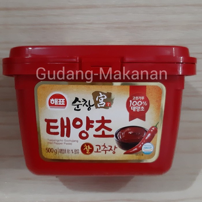 

SAJO GOCHUJANG SAMBAL PASTA KOREA HOT PEPPER PASTE 500GR