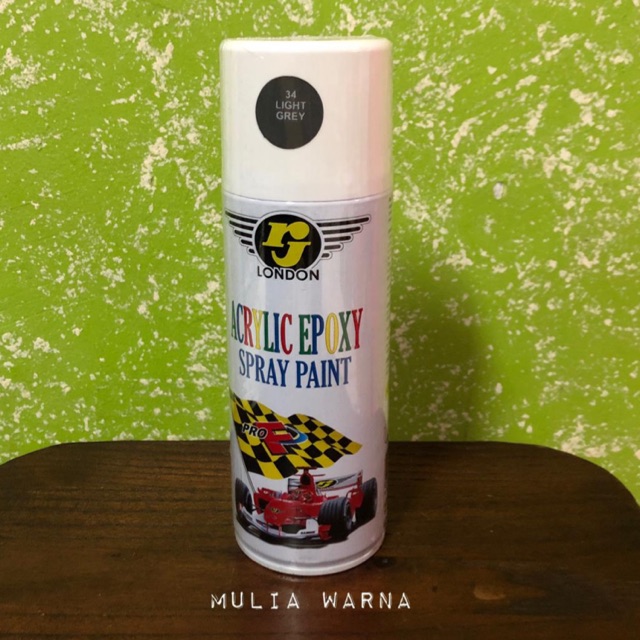 RJ London spray paint 34 light grey