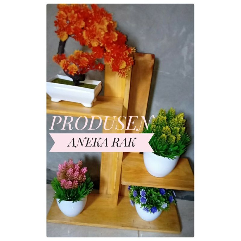 Rak bunga kayu/rak bunga minimalis