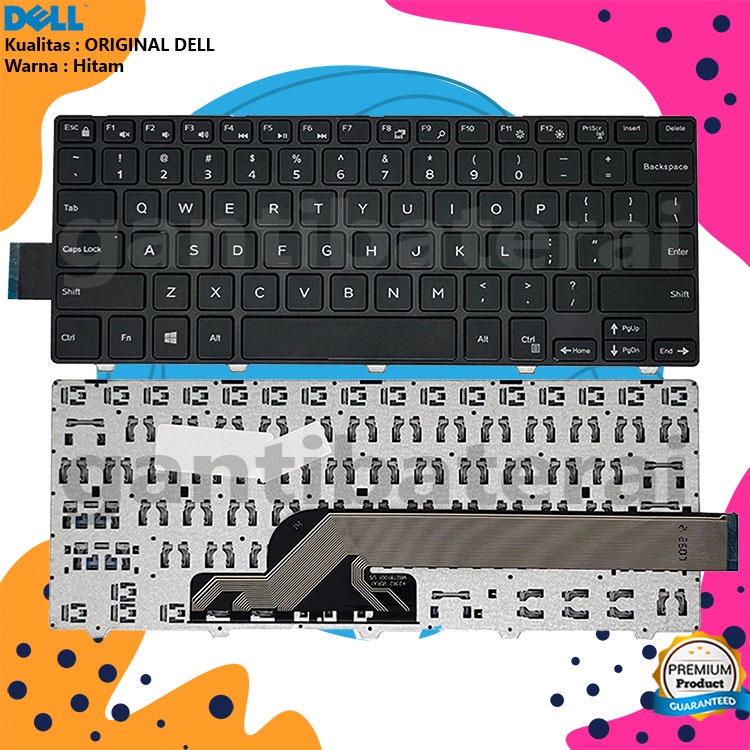 Keyboard Laptop De Inspir 14-3000 14-3441 14-3442 14-5442 14-5445 14-7447 14-5447