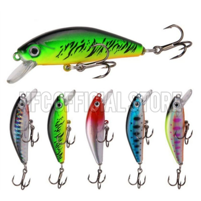 Lure minnow replika Agile Savior 5s (5cm/6,5gr) Best KILLER untuk ultralight casting